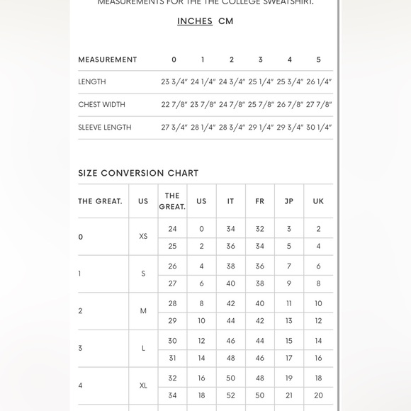 NWT The Great The College Sweatshirt size 4 XL Varsity Grey NEW $175 - Picture 11 of 11